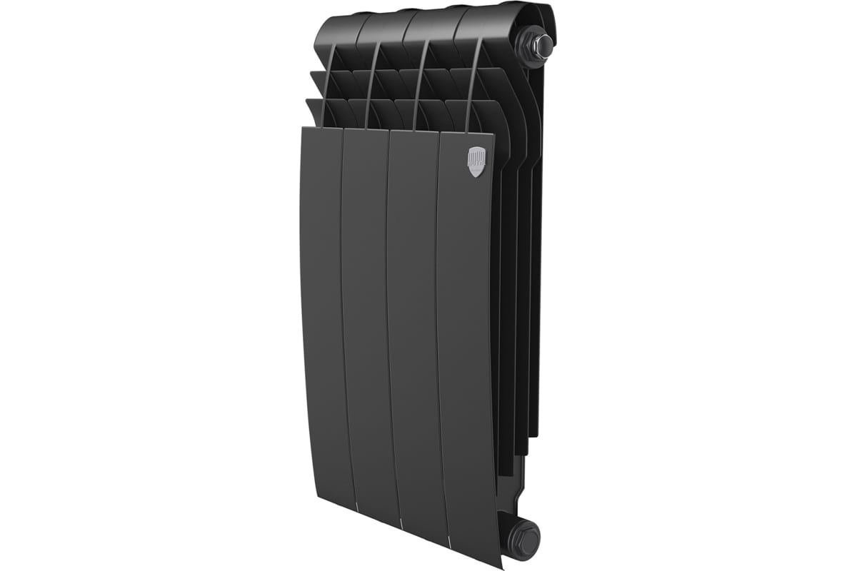 Радиатор биметаллический Royal Thermo Biliner 500 /Noir Sable/4секц. (Вт 170)(_1_)