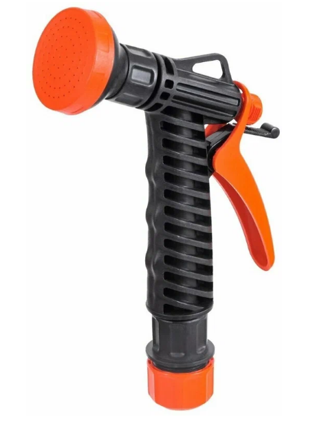 Душ-пистолет с фиксатором с цанговым зажимом 3/4 4107-00