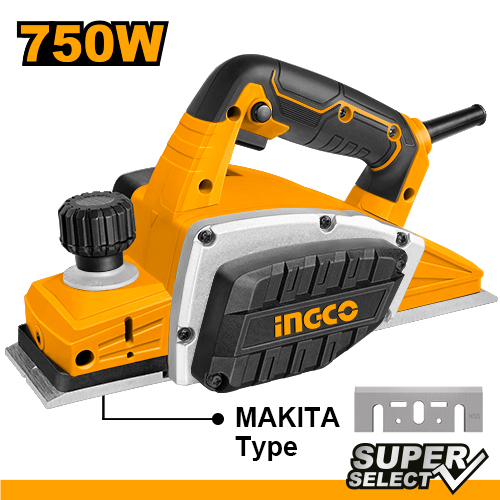 Рубанок электро INGCO 750Вт, 17000 об/мин, ширина стогания 82мм, PL7508 INDUSTRIAL(6)