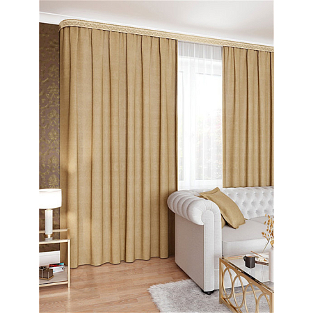 портьера Канвас 150*260 бежевый ГП