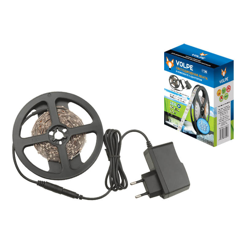 Лента светиодиодная 60LED 2835 IP20 6500K ULS-Q721 RRP24C00 2.5м (__)