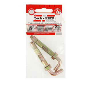 Анкерный болт с Г-обр. крюком HL 14x70 (2 шт) - пакет/10