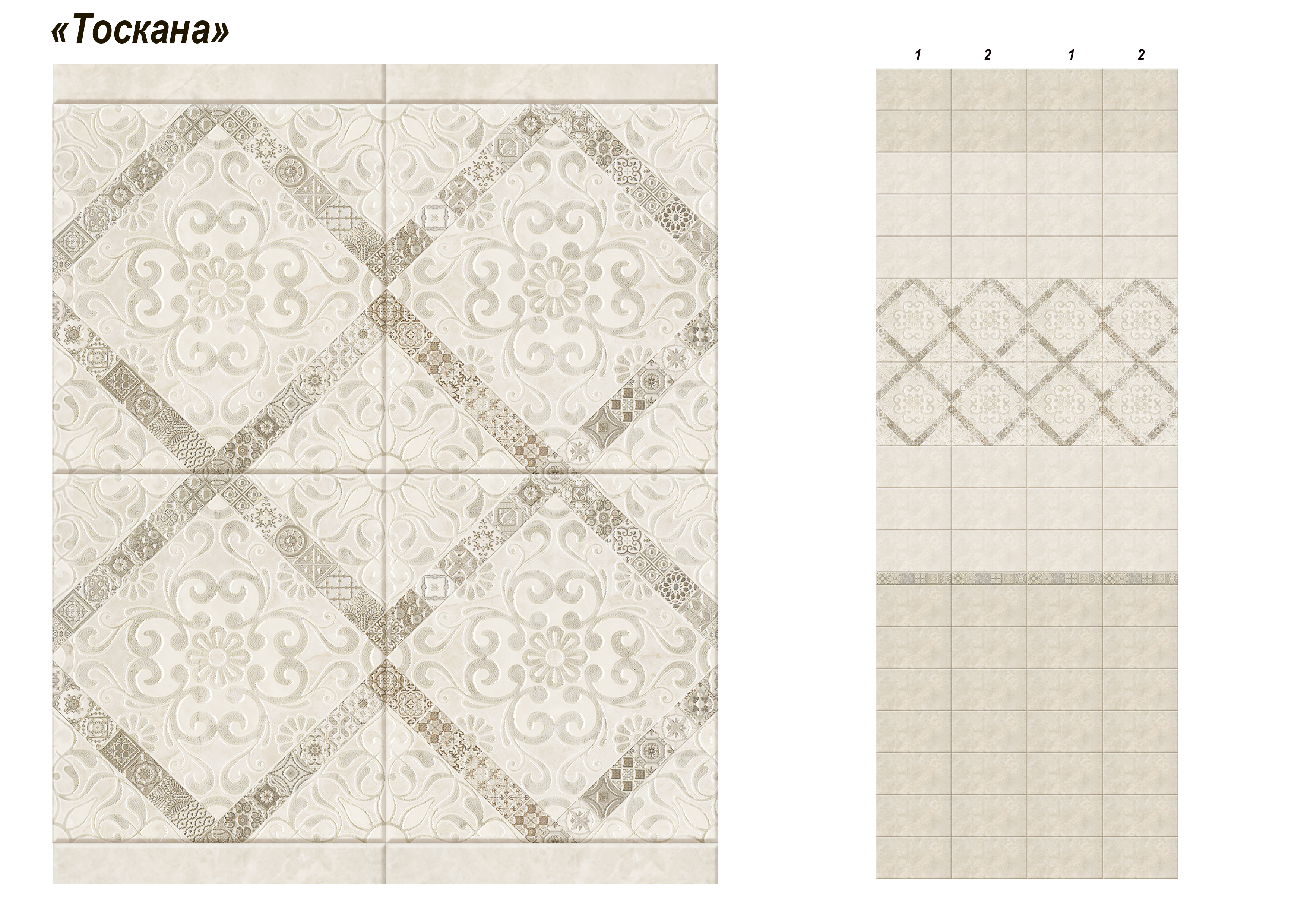 Панель ПВХ Фотопечать Тоскана 0,25*2,7 (12)