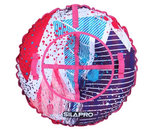 Сноутьюб с сиденьем "Абстракция", d=100см, оксфорд 600D, резина R15, ПВХ