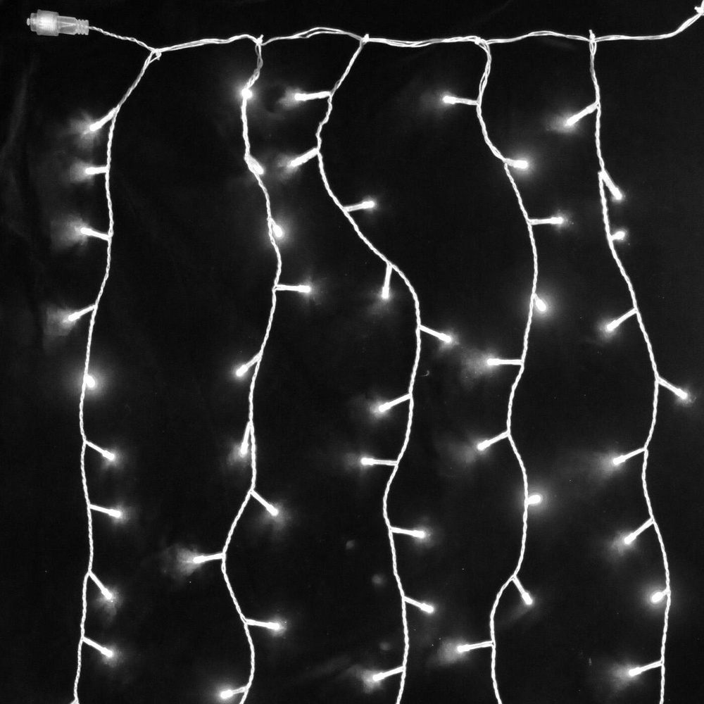 Гирлянда Занавес150x150см,368 белых LED, (6)