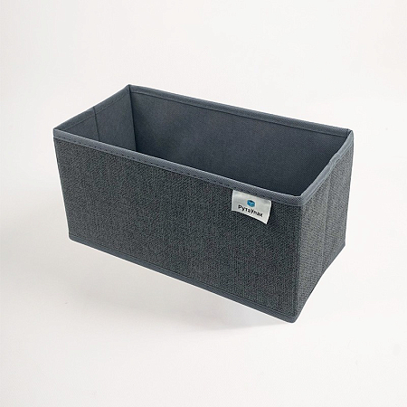 Коробка для хранения вещей ГРАФИТ 30x15x15, прямоугольник