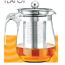 ЗАВАРОЧНЫЙ ЧАЙНИК СТЕКЛЯННЫЙ С МЕТАЛЛИЧЕСКИМ СИТОМ, 900 МЛ (BF-513)