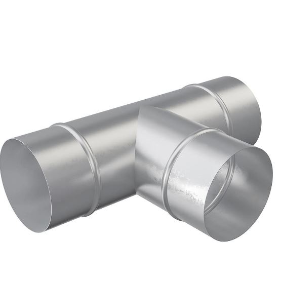 Тройник TPG D125 оцинк.сталь ERA PRO (9)