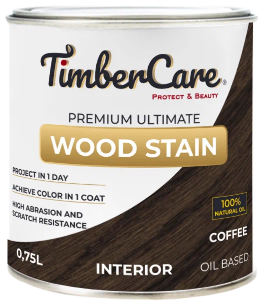 Тонирующее масло TimberCare Wood Stain Кофе 0,75л (4)