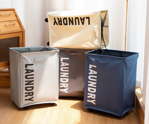 Корзина для белья Laundry 2 на колесиках 40*33*58