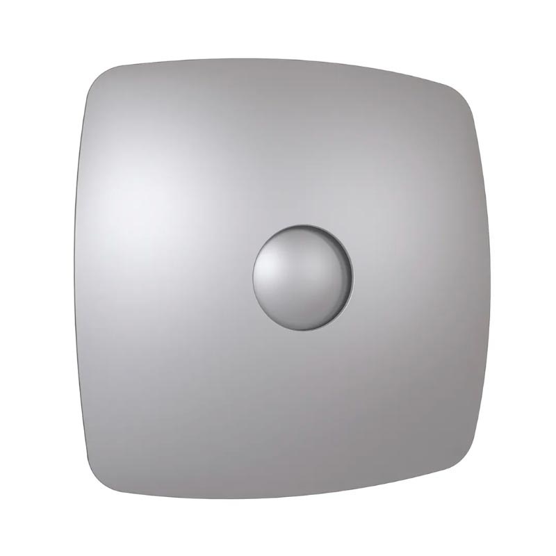 Вентилятор осевой вытяжной с обратным клапаном D 98, декоративный RIO 4C dark gray metal (16)