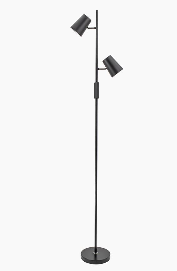 Напольный светильник (Торшер) Ultra Light, 2*8 Вт LED, регул. уровня яркости, черный