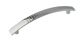 Ручка-скоба мебельная 14.175.02 "ZY-9А" 128мм, хром (40/50)