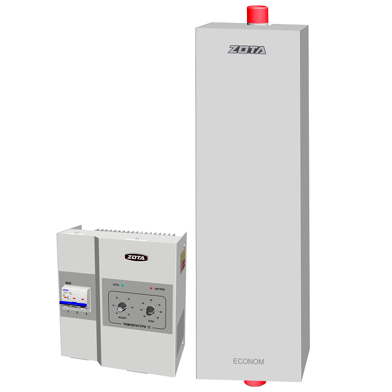 Электрокотел ZOTA Econom V2 SSR (комплект) - 12 (1")(_1_)