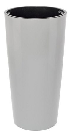 Кашпо напольное "Пилар" D390мм 23,0/69,0л h750мм вставка Смоки (1) М3088