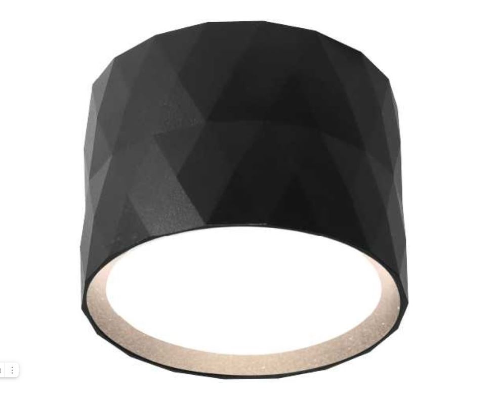 Светильник накладной IP20 под лампу GX53 черный D84x60 STELLA WOLTA (10)