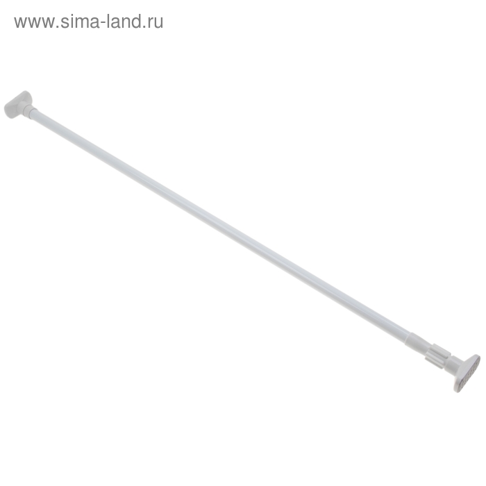 Карниз для ванной телескопический 140-260, белый, т/у Delphinium