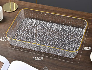 Короб для хранения "Хрусталь", пластик, 44,5*29*4,5 см