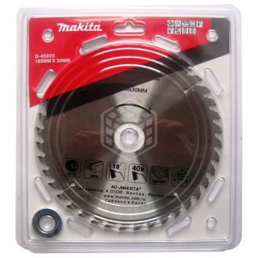 Диск пильный 185 х 30/20/16 мм 40T (дерево) MAKITA D-45923