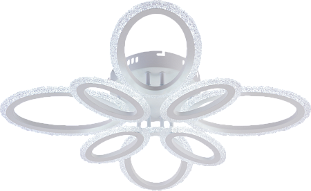 Светильник AU61607/4+4 WH LED Белый 125W ПДУ (670*120)