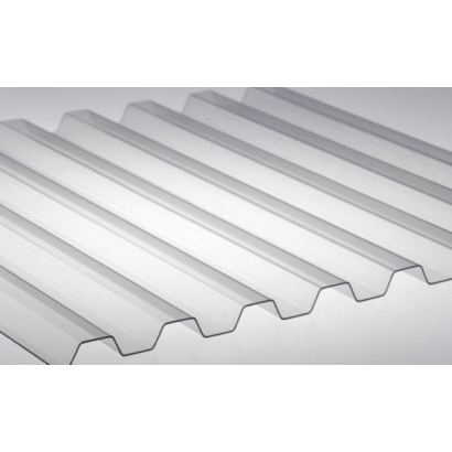 Поликарбонат прозрачный шифер МП-20-У  (1,15*2м)