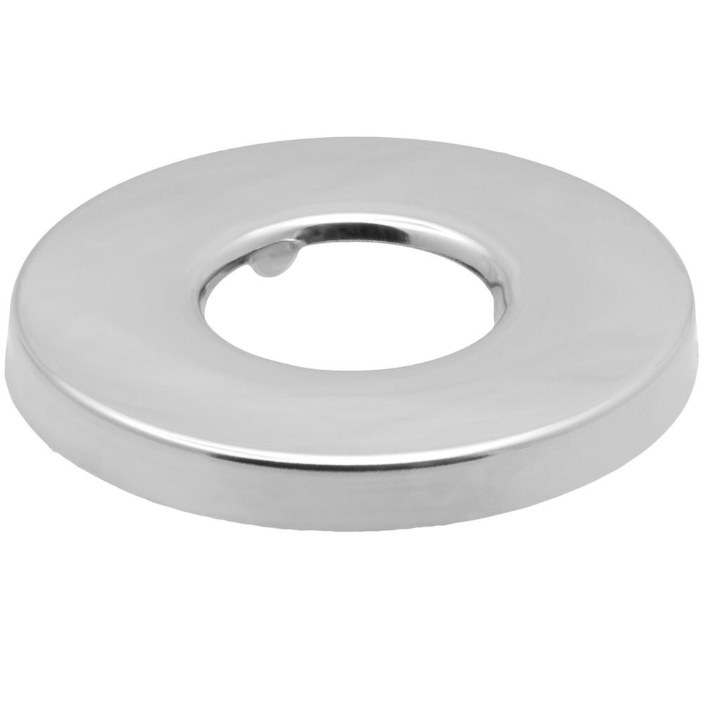 Чашка декоративная (отражатель) 1/2" цилиндр низкий (нержавеющая сталь, хром), MP-У