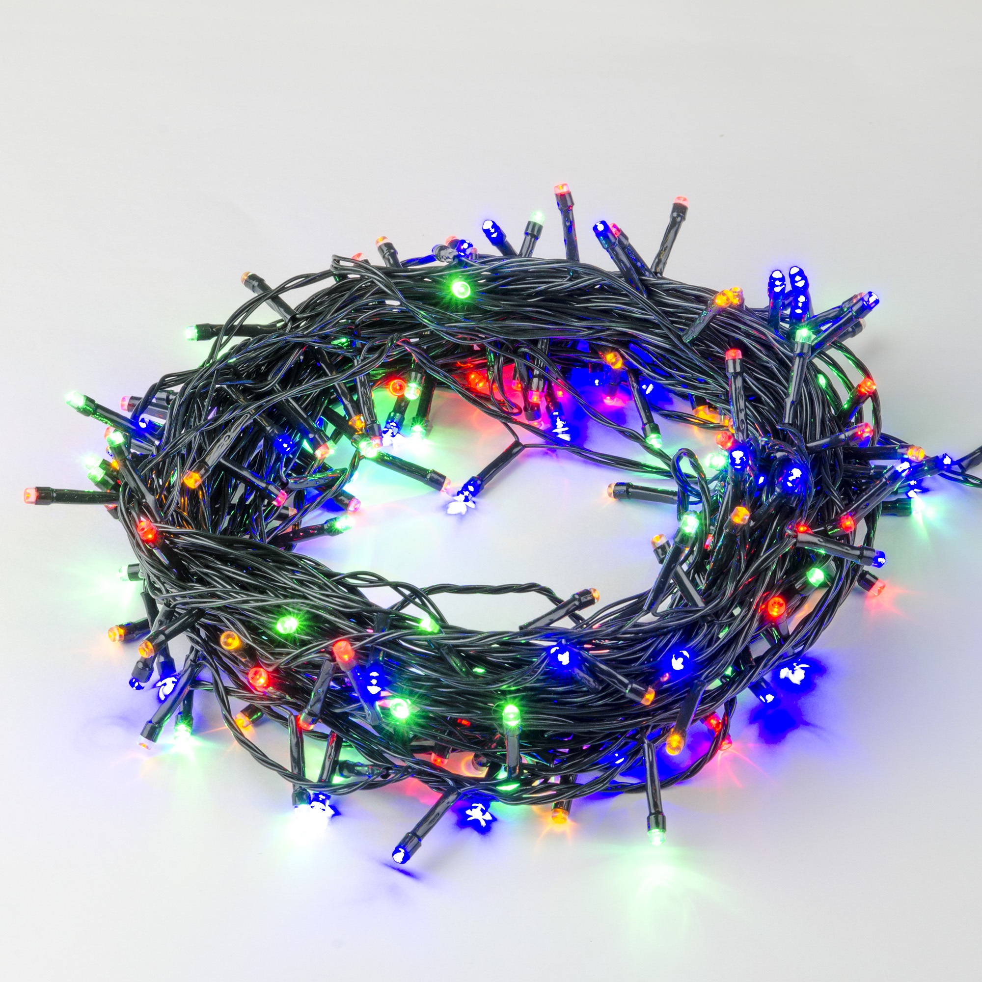 Гирлянда светодиодная, 20м. 200 светодиодов. Разноцветный свет  MULTI IP20 (10)