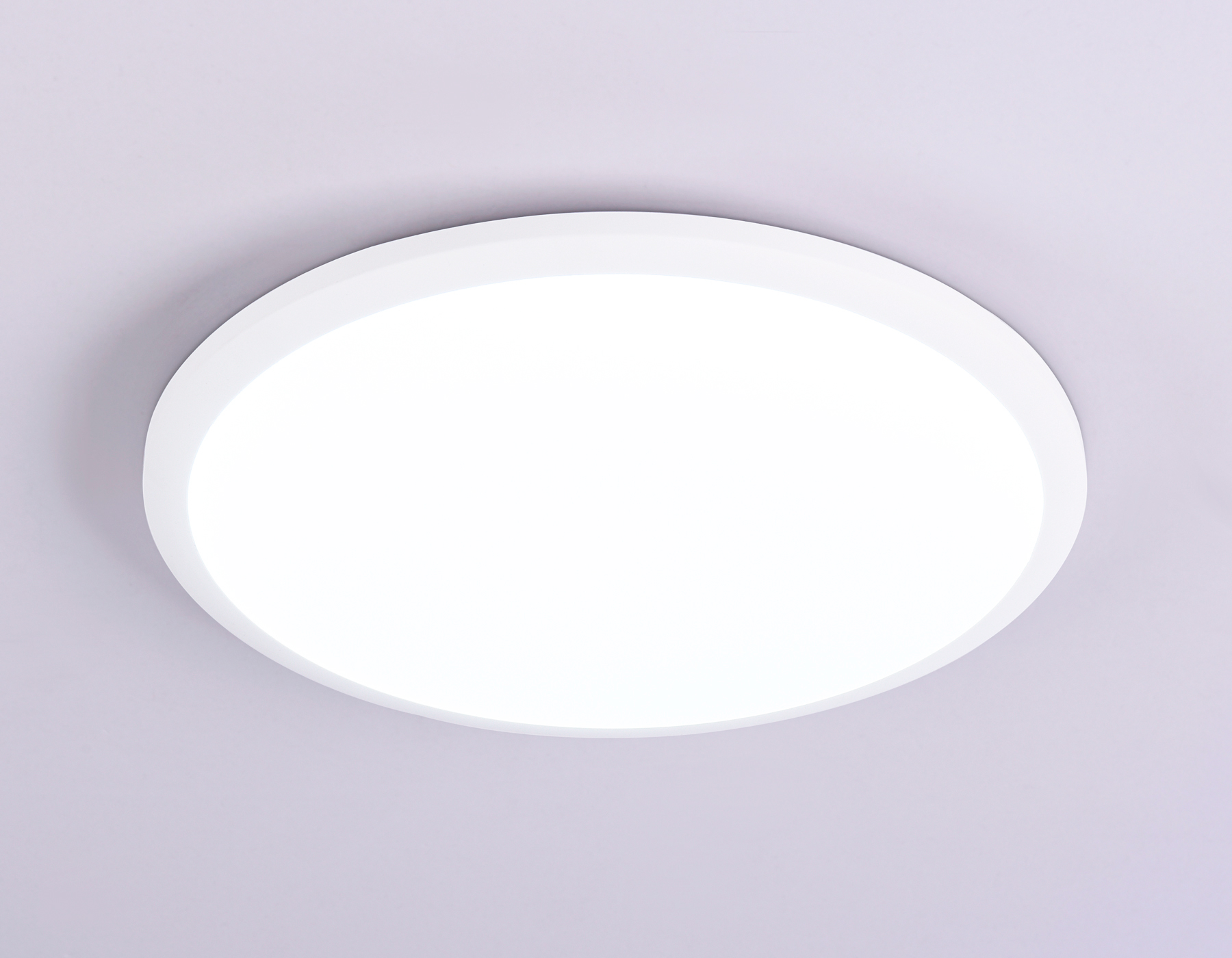 Потолочный светодиодный светильник FZ1231 WH белый IP44 42W 6400К D370*55 (Без ПДУ)