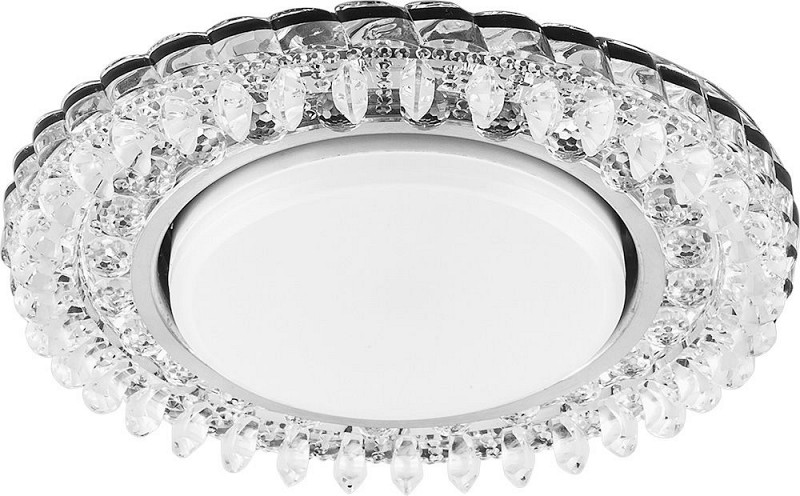 Светильник точечный со светодиодной подсветкой 20LED*2835 SMD 4000K, 15W GX53 (10)