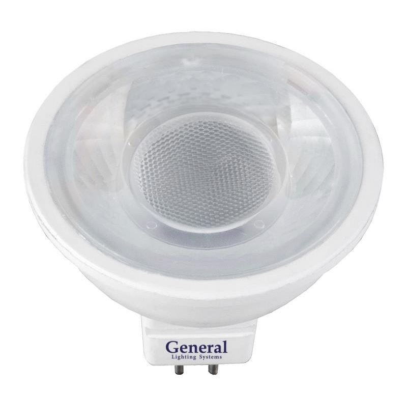 Лампа GLDEN-MR16-8-230-GU5.3-4500 Черная Dif 60