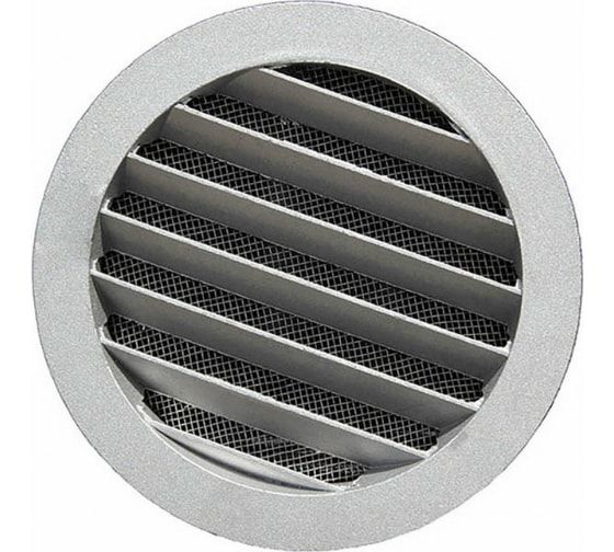 Решетка IGC 125 алюминиевая круглая d125 (10)