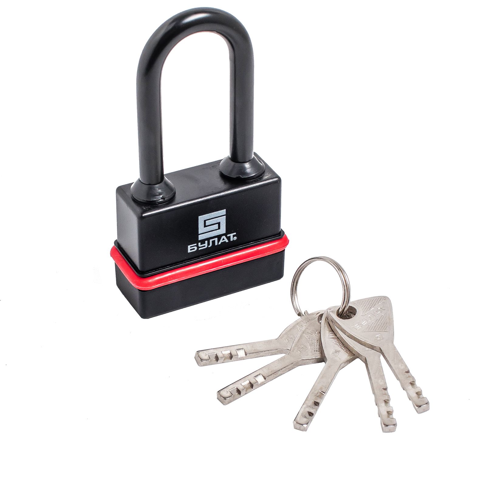 Замок навесной БУЛАТ ДД ВС 3-Н65-01 ПЛ всепогодный 5кл. d=9мм (36,6)