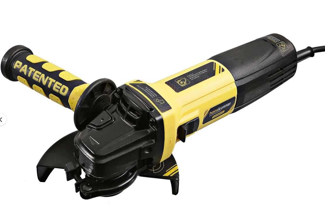УШМ Hanskonner PLATINUM, 125мм, 1350Вт, 4000-10000об/мин, конст эл-ка, черт mod T