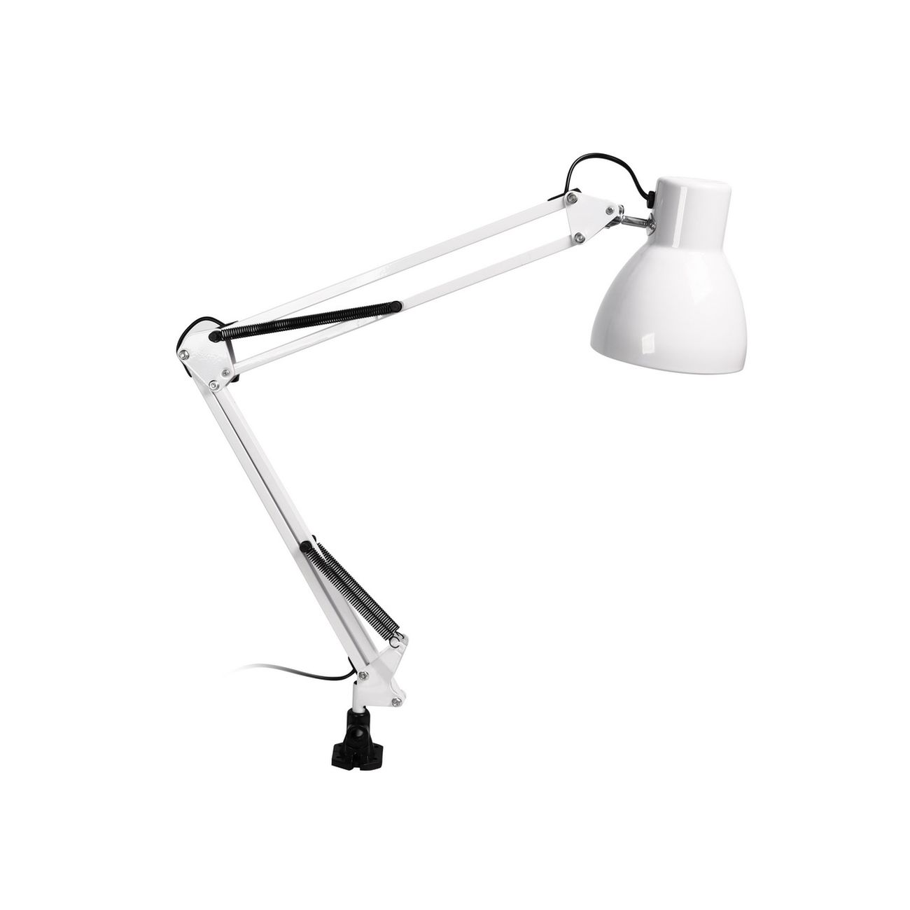 Светильник настольный под лампу E27 на основании, белый Smartbuy (_8_)