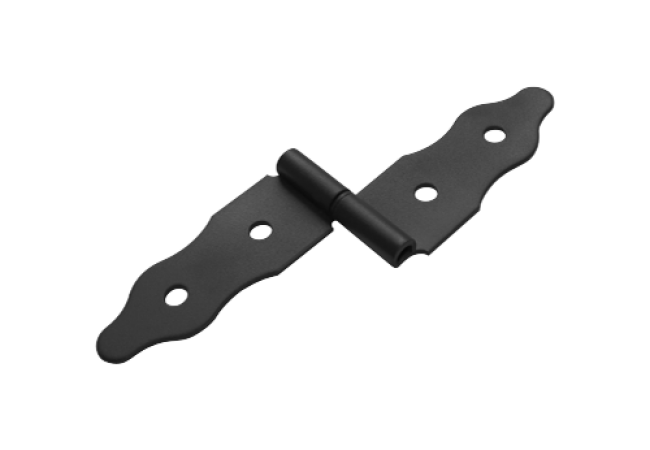 Петля фигурная Домарт 90х260, правая, черный (30)