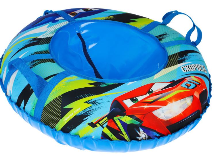 Тюбинг-ватрушка Winter Star, диаметр чехла 83 см, МИКС