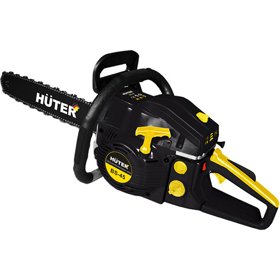 Бензопила Huter BS-45 (подходит цепь 1,5/0,325", 72 звена) 2,3 кВт, 45 см, 6.48 кг
