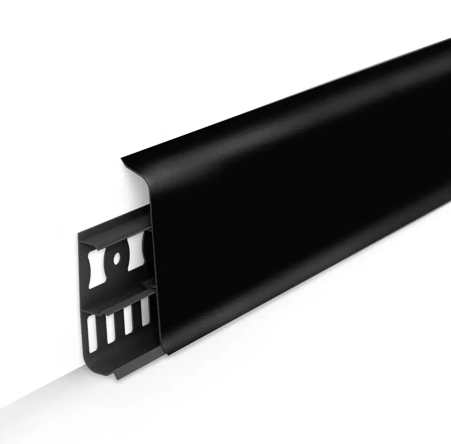 Плинтус Деконика 70мм Черный 007 2,2м (20шт)