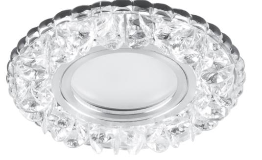 Светильник точечный белый хром CD905 4000K MR16 50W G5.3 Feron (_50_)