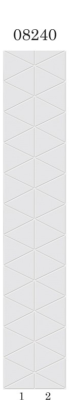 Панель ПВХ Сириус Фон (декор 2 панели) арт.08240 0,25*2,7 (уп.12шт)