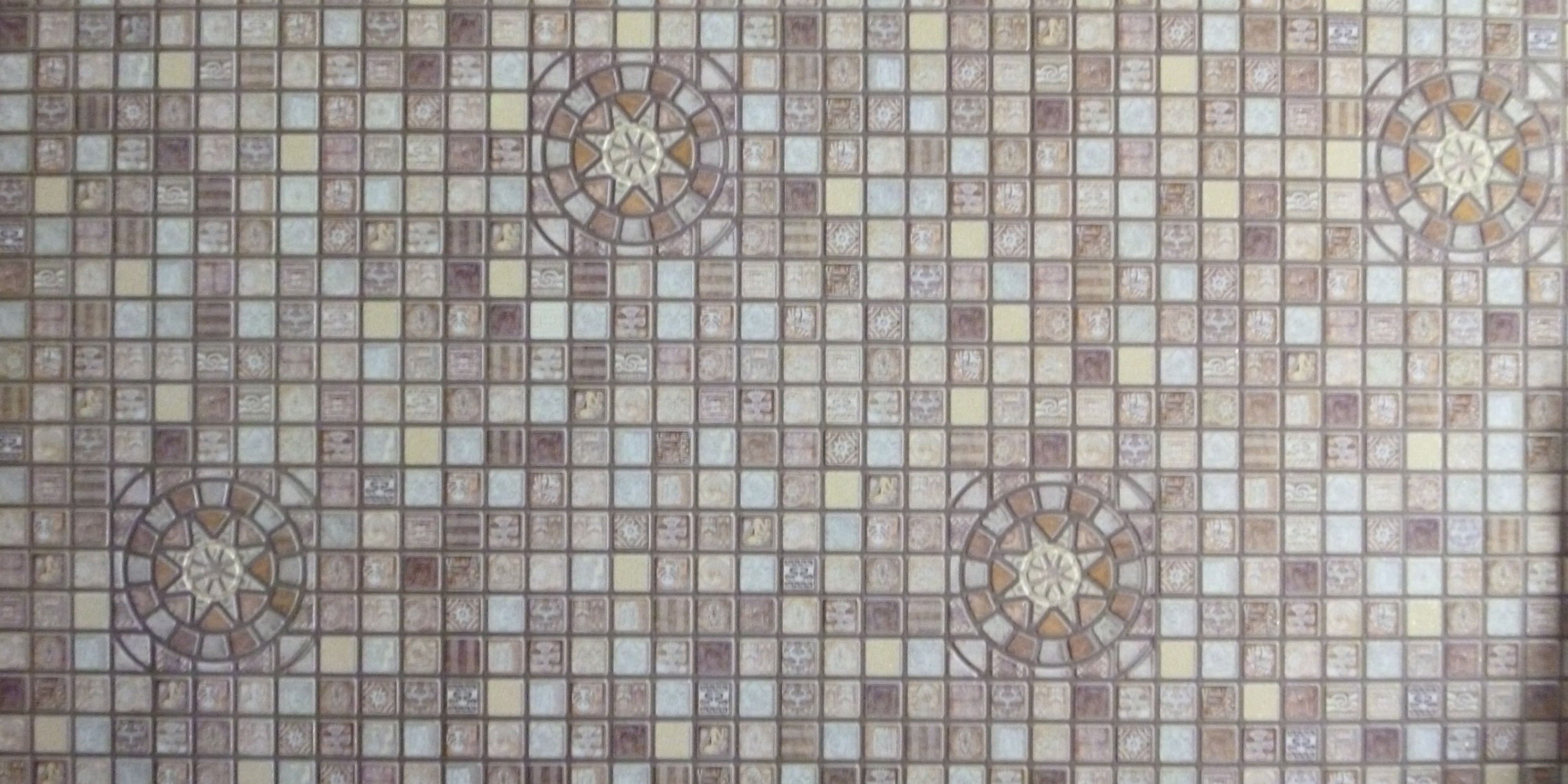 Панель ПВХ (Декопан) Медальон коричн. 0.955*480(10)