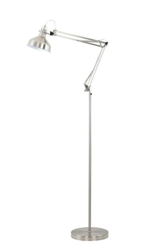 Светильник напольный (Торшер), ARTSTYLE, металл., Е 27, 60 Вт, 200-240 В, никель