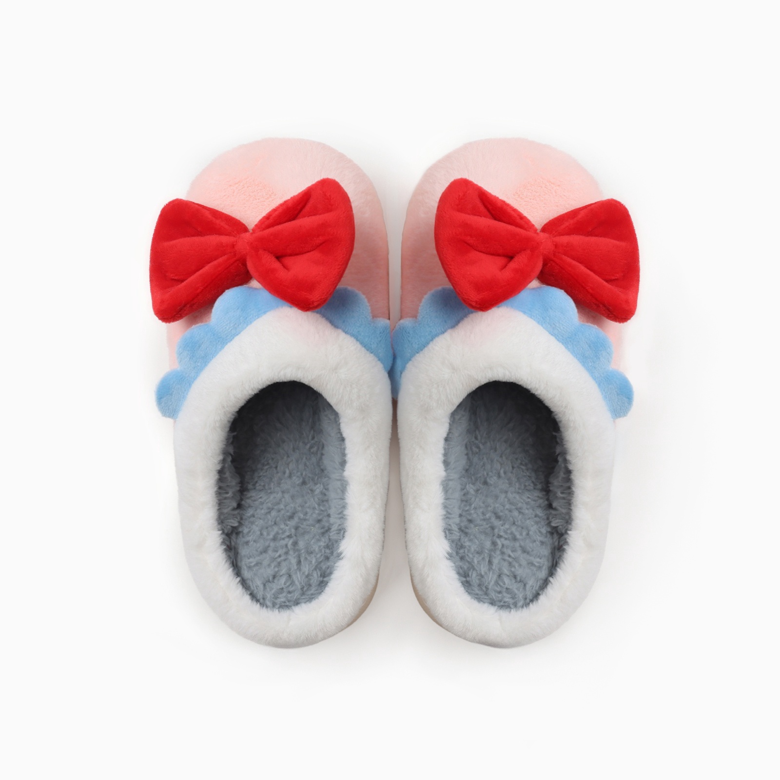 Тапочки детские, (принцес.),разм. 34-35, цвет розовый