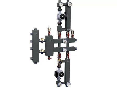 Гидравлический коллектор универсальный, 7 контуров