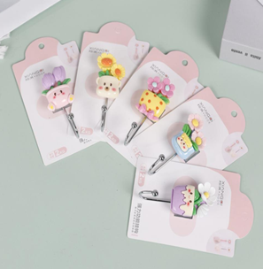 Настенный крючок для дома "Цветы в горшках"