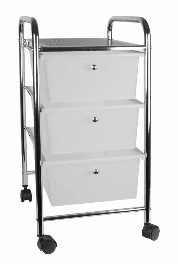 Полка напольная 3-х ярусная G003(пласт.ящики)