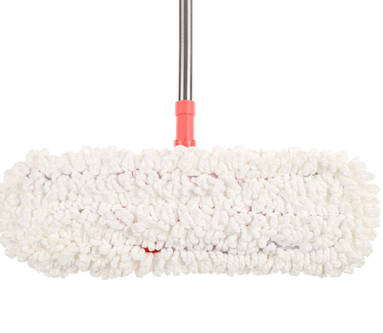 Швабра с насадкой из микрофибры, телескоп. черенок нерж.сталь 70-120см., арт. NP-1203