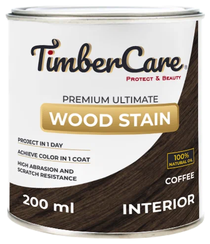 Тонирующее масло TimberCare Wood Stain Кофе 0,2л (6)