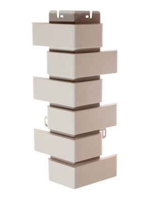 Наружный Угол Клинкерный Кирпич БЕЛЫЙ  (0,450м х 0,160м х 0,31м) Альта Профиль (10)