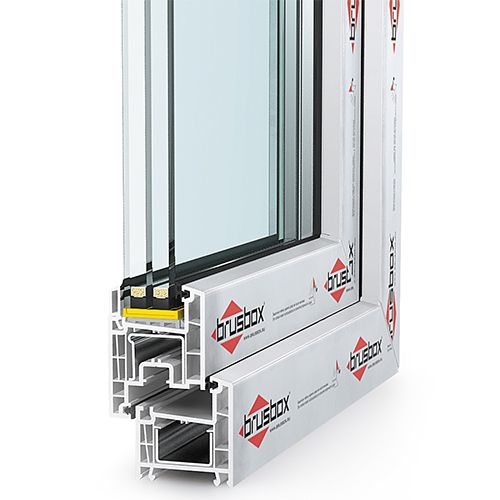 Окно 2-створ (1 откр) 1250*1300 BrusBox_60-4